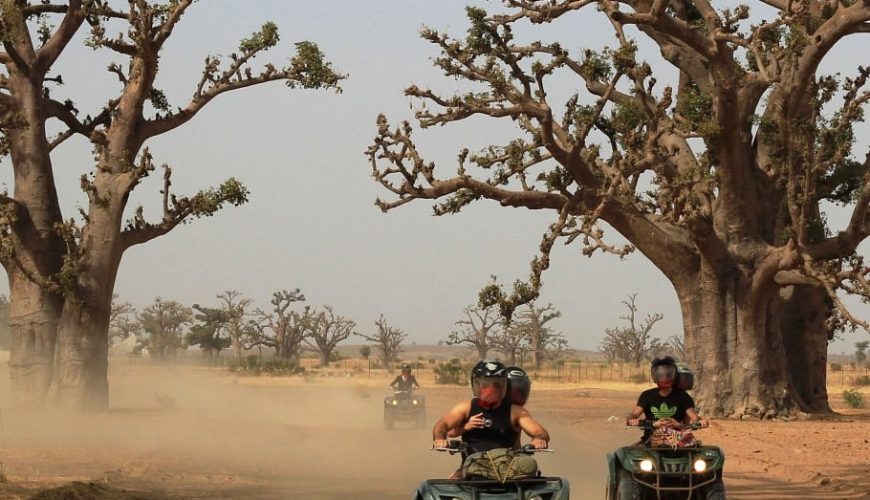 Combiné Quad et Jet-Ski; excursions au senegal